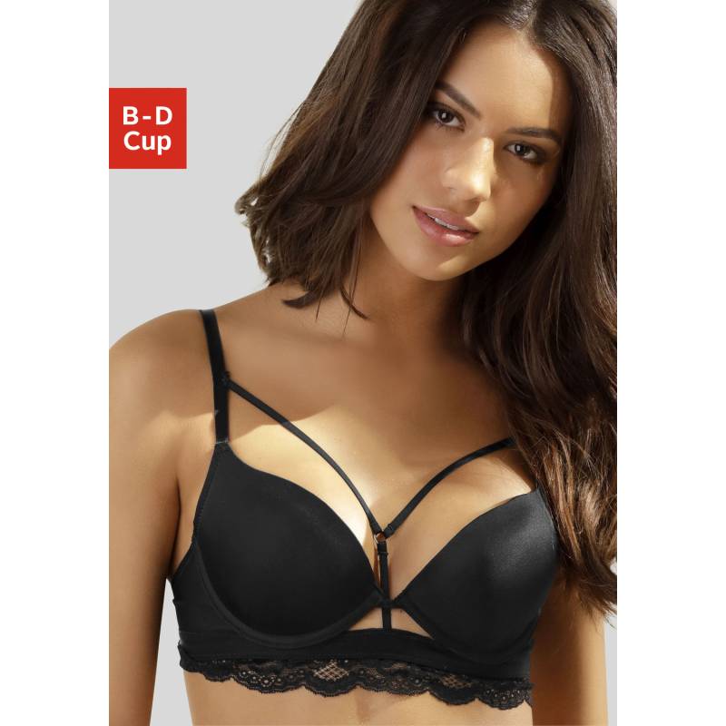 LASCANA T-Shirt-BH Damen schwarz Gr.80C von Lascana