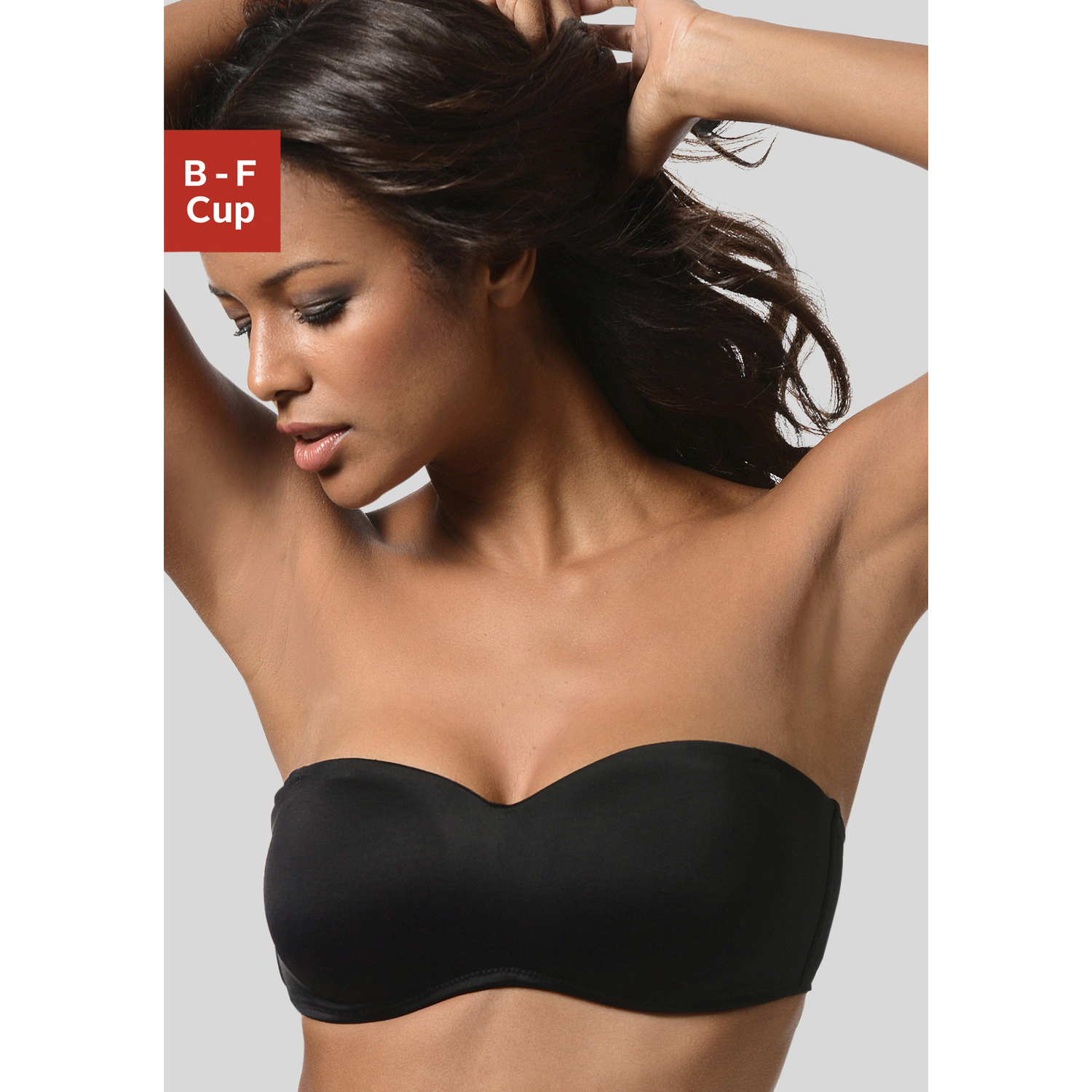 LASCANA T-Shirt-BH Damen schwarz Gr.85C von Lascana