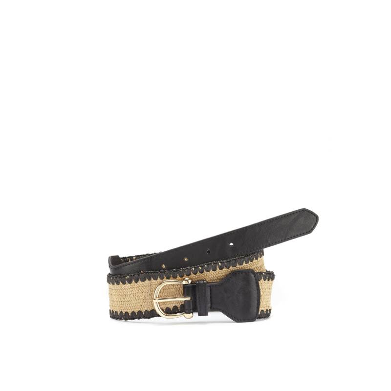 LASCANA Taillengürtel Damen beige/schwarz Gr.75 von Lascana