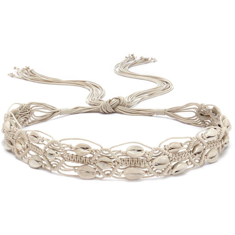 LASCANA Taillengürtel Damen natur-naturweiß Gr. von Lascana