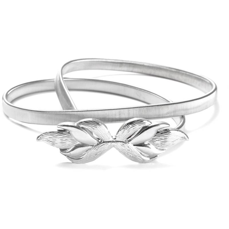 LASCANA Taillengürtel Damen silberfarben Gr.XL von Lascana