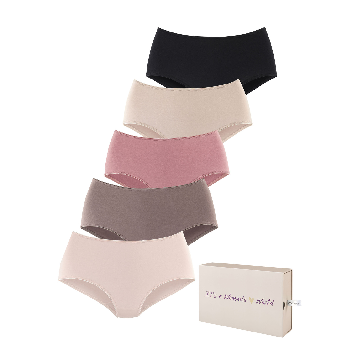 LASCANA Taillenslip Damen taupe, rose, beige, altrosa, schwarz Gr.36/38 LASCANA Taillenslip Damen taupe, rose, beige, altrosa, schwarz Gr.36/38 von Lascana