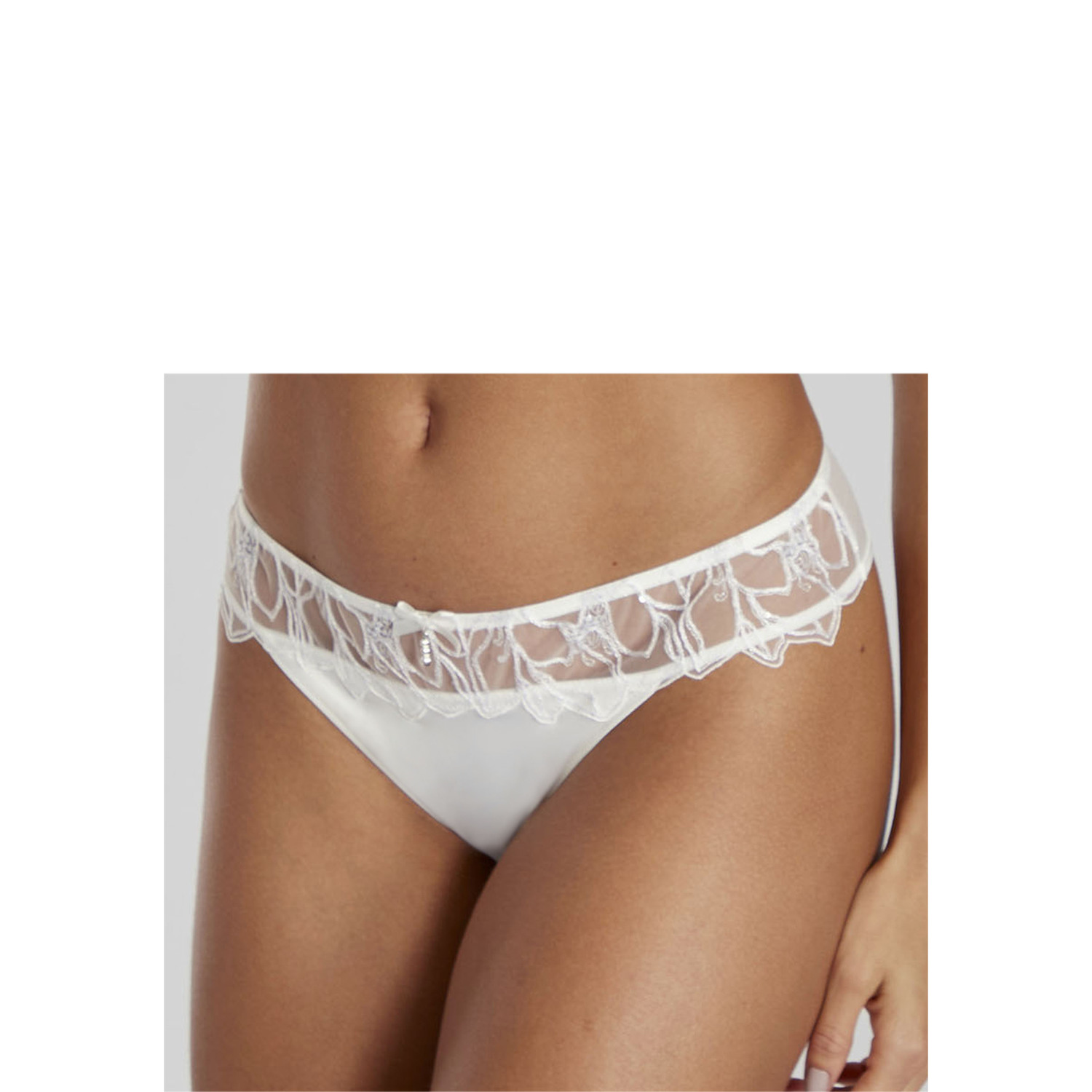 LASCANA Tanga Damen champagne Gr.36/38 von Lascana
