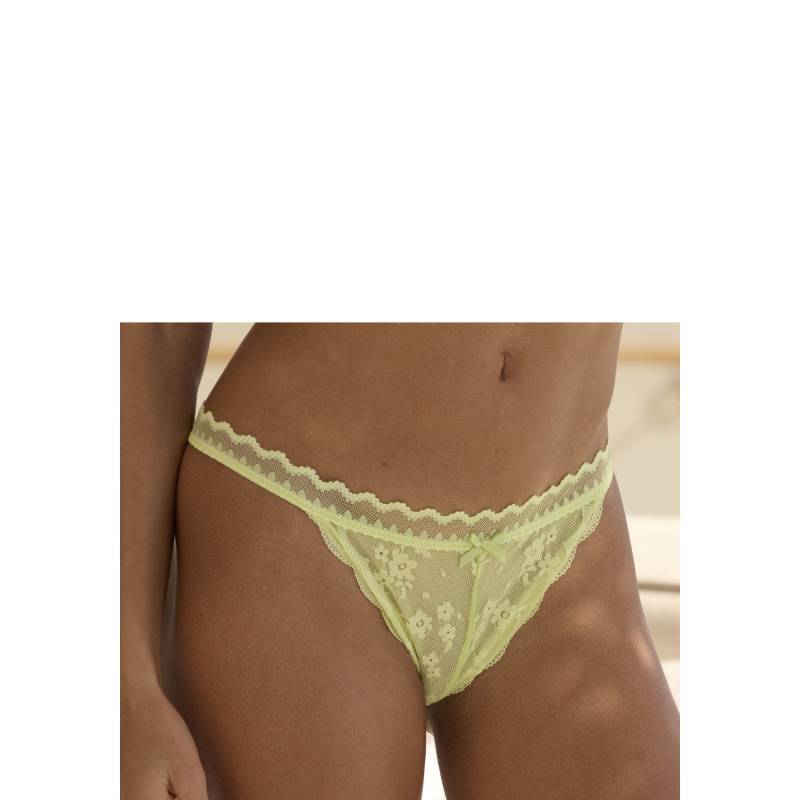 LASCANA Tanga Damen lime Gr.40/42 von Lascana