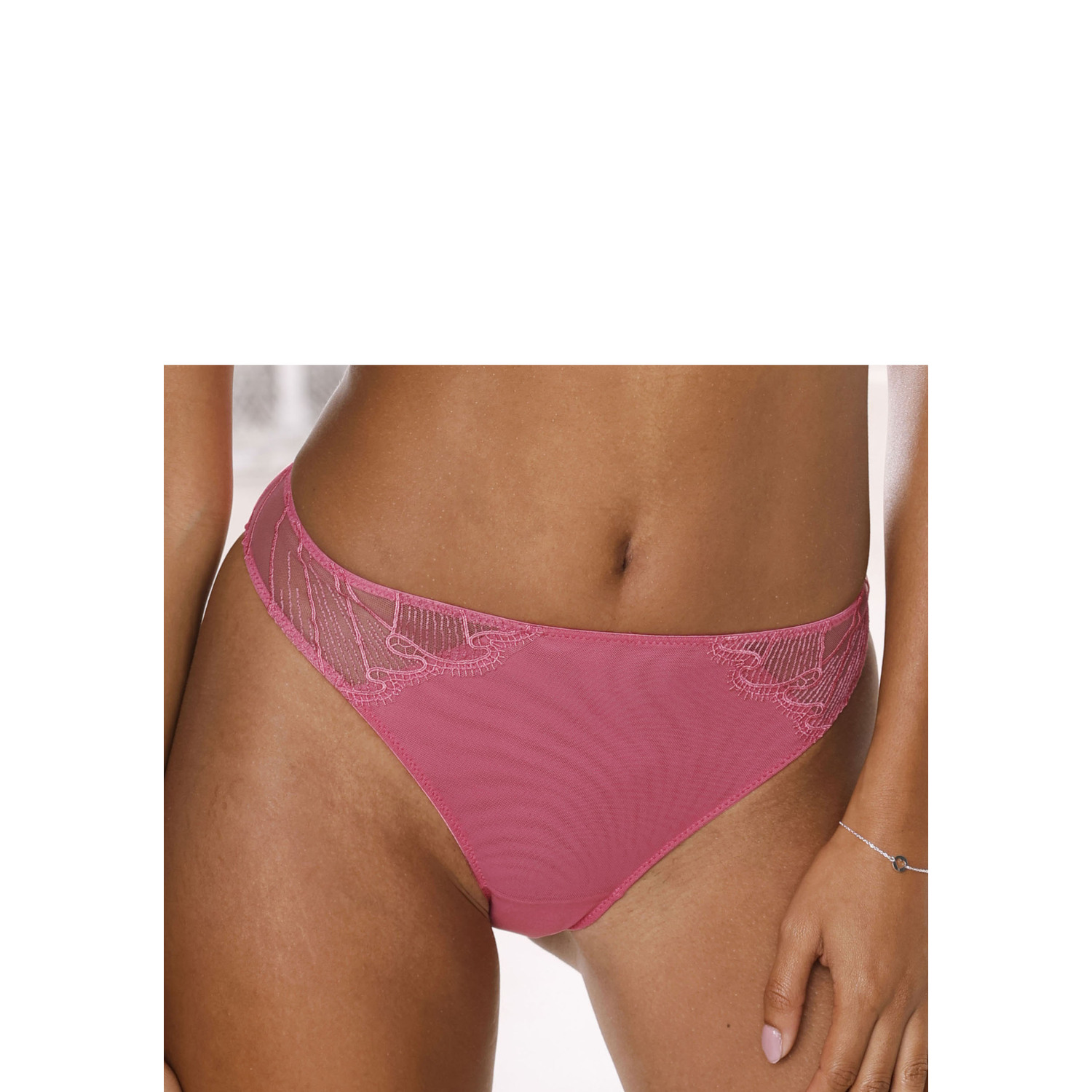 LASCANA Tanga Damen pink Gr.44/46 von Lascana