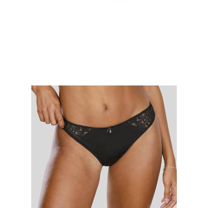 LASCANA Tanga Damen schwarz Gr.44/46 von Lascana