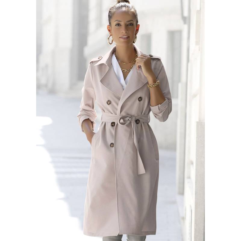 LASCANA Trenchcoat Damen beige Gr.44 LASCANA Trenchcoat Damen beige Gr.44 von Lascana