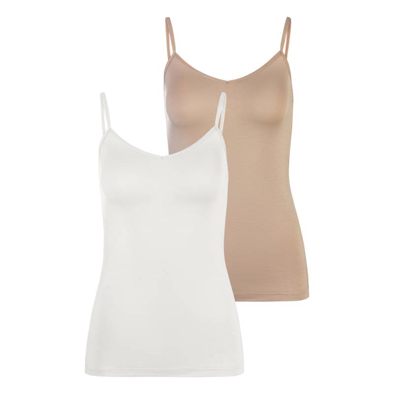 LASCANA Unterhemd Damen sand, creme Gr.36/38 von Lascana