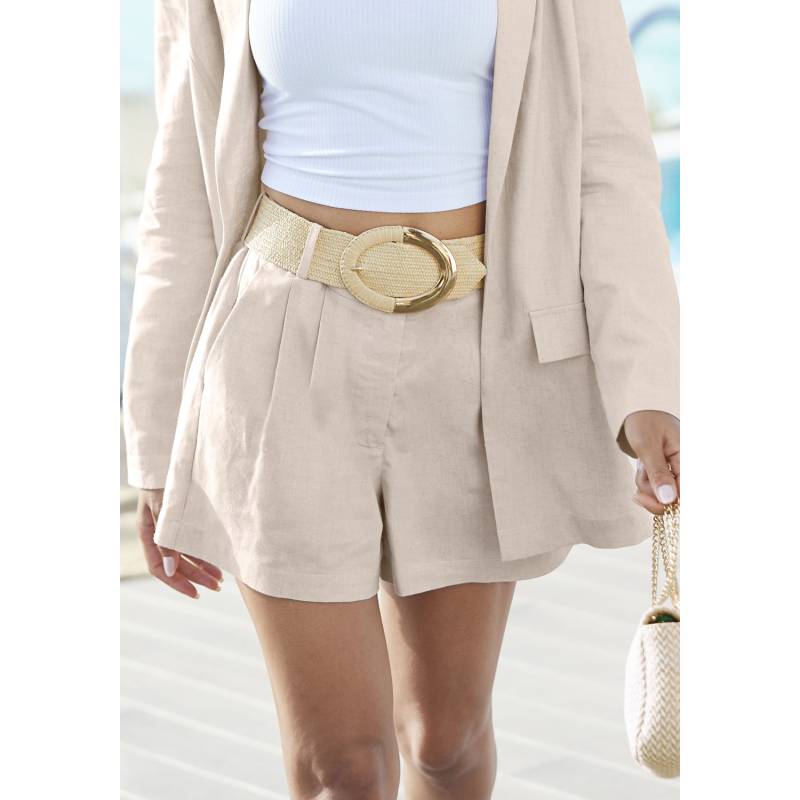 LASCANA Webshorts Damen beige Gr.44 von Lascana