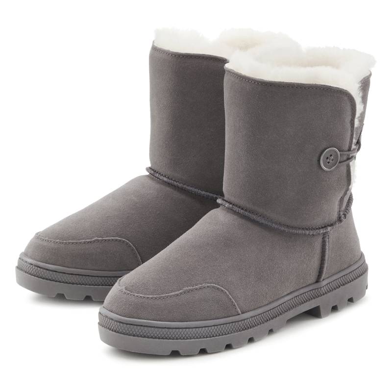 LASCANA Winterstiefel Damen grau Gr.42 von Lascana