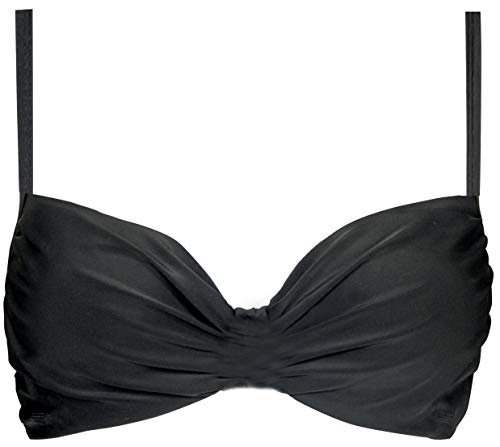 Lascana Bikini Oberteil Simple, schwarz, D44 von Lascana