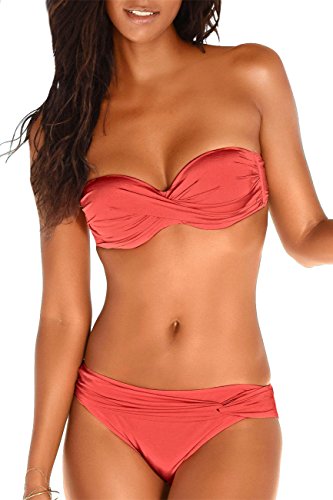 Lascana Damen Bügel-Bandeau-Bikini von Lascana