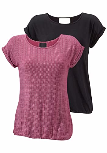 Lascana Damen Kurzarmshirt Größe von Lascana