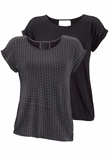 Lascana Damen Kurzarmshirt Größe von Lascana