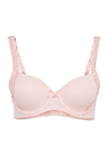 Lascana Damen Schalen-BH Nahtlose Cups, Formbügel, Spitze, große Größen, verstellbar Lascana Damen Schalen-BH Nahtlose Cups, Formbügel, Spitze, große Größen, verstellbar von Lascana