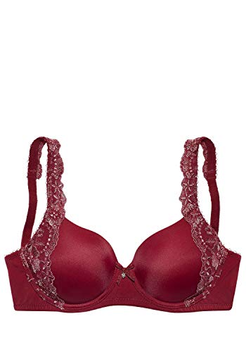 Lascana Damen Schalen-BH Nahtlose Cups, Formbügel, Spitze, große Größen, verstellbar Lascana Damen Schalen-BH Nahtlose Cups, Formbügel, Spitze, große Größen, verstellbar von Lascana