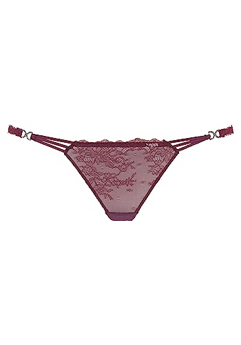 Lascana Damen String aus Jacquardspitze mit Strass-Details von Lascana
