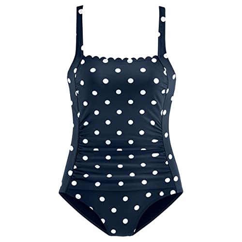 Lascana - Jada - Badeanzug (38 E Navy-White) von Lascana