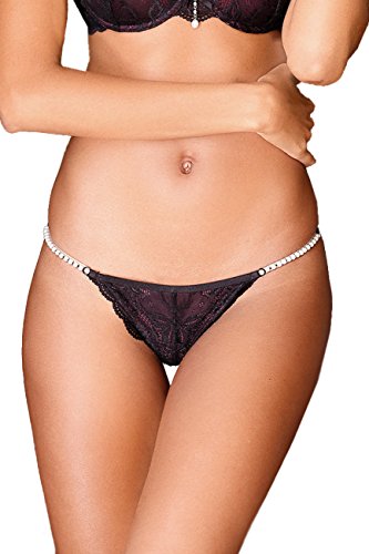 Lascana Damen Rioslip mit Perlen und Spitze von Lascana