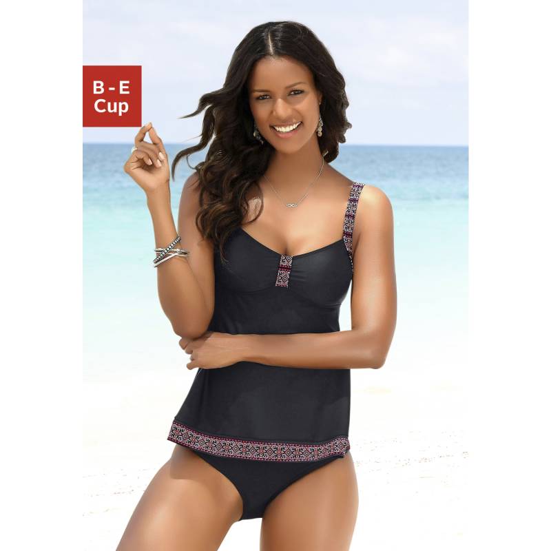LASCANA Tankini-Top Damen schwarz Gr.40 Cup D von Lascana