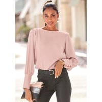 Witt Weiden Damen Langarmbluse mauve von Lascana