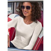 Witt Weiden Damen Langarmshirt creme von Lascana