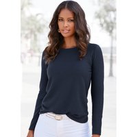 Witt Weiden Damen Langarmshirt navy von Lascana