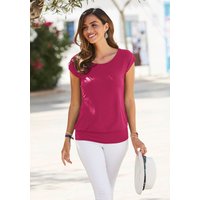 Witt Damen Longshirt, magenta von Lascana