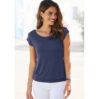 Witt Weiden Damen Longshirt navy von Lascana