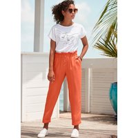 Witt Weiden Damen Paperbag-Hose orange von Lascana