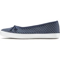 Witt Weiden Damen Sneaker Ballerinas blau-weiß-gepunktet von Lascana