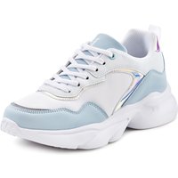 Witt Weiden Damen Sneaker weiß-blau von Lascana