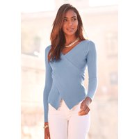 Witt Weiden Damen Strickpullover hellblau von Lascana