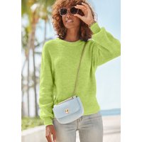 Witt Damen Strickpullover, limone meliert von Lascana