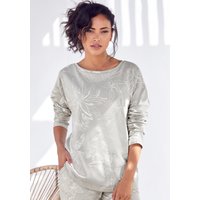 Witt Weiden Damen Sweatshirt grau-gemustert von Lascana