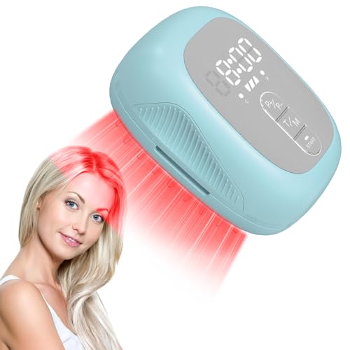 Laser Haarwuchs Kamm, Rotlichttherapie für Haarwachstum, Laser-Haarausfall-Behandlung für Männer und Frauen, Behandlung von dünner werdendem Haar für Frauen und Männer (Blau) von LaseLocks