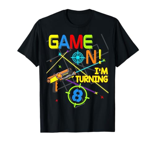 Laser Tag Geburtstag Party Motto Jungen 8. 9. Outfit T-Shirt Laser Tag Geburtstag Party Motto Jungen 8. 9. Outfit T-Shirt von Laser Tag Birthday Matching Fun