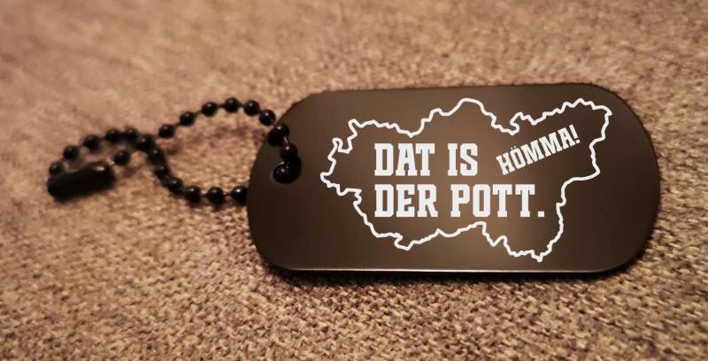 Schlüsselanhänger Ruhrgebiet Ruhrpott Personalisierbar von LaserDesignStudio24