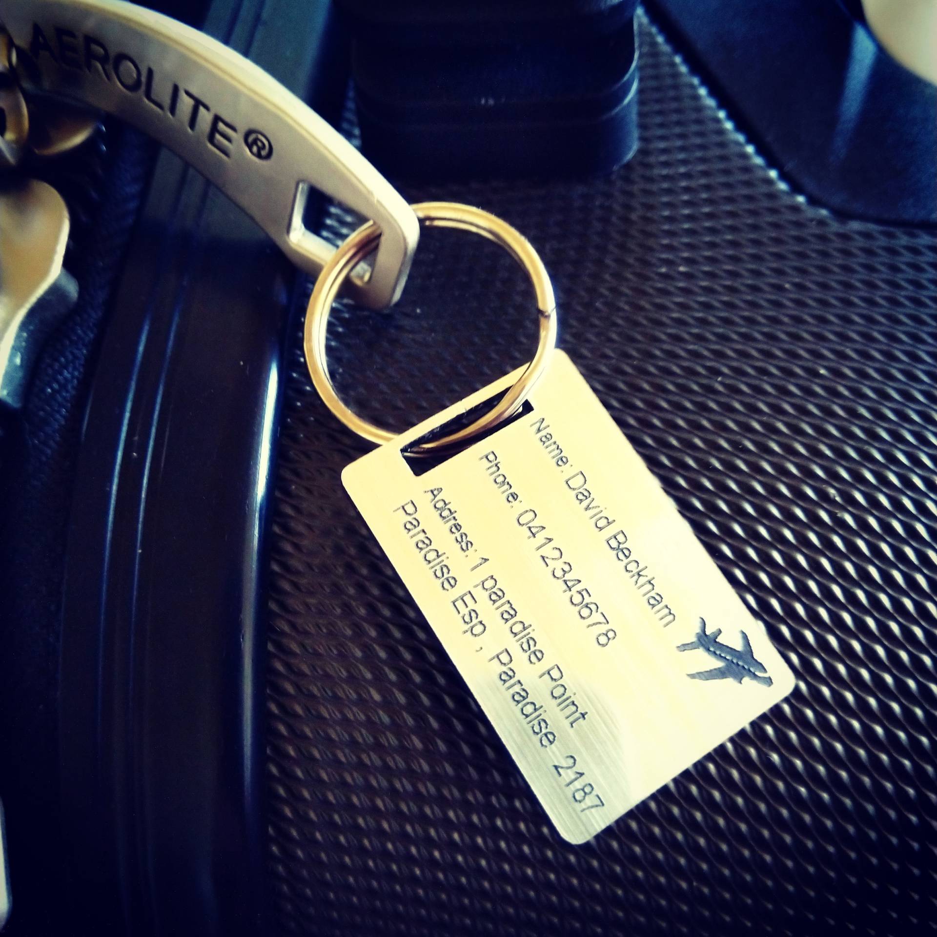 2, 40 X 30 Mm Personalisierte Reise Tags, Koffer Namensschild, Namensschild - Abschiedsgeschenk 2, 40 X 30 Mm Personalisierte Reise Tags, Koffer Namensschild, Namensschild - Abschiedsgeschenk von LaserInspirationsAU