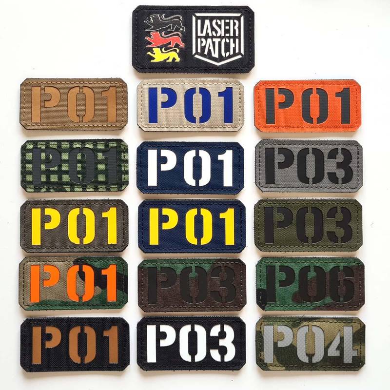 Your Custom Name Patch 3, 5"x2" Callsign Lasercut Cordura With Velcro von LaserPatchHouse