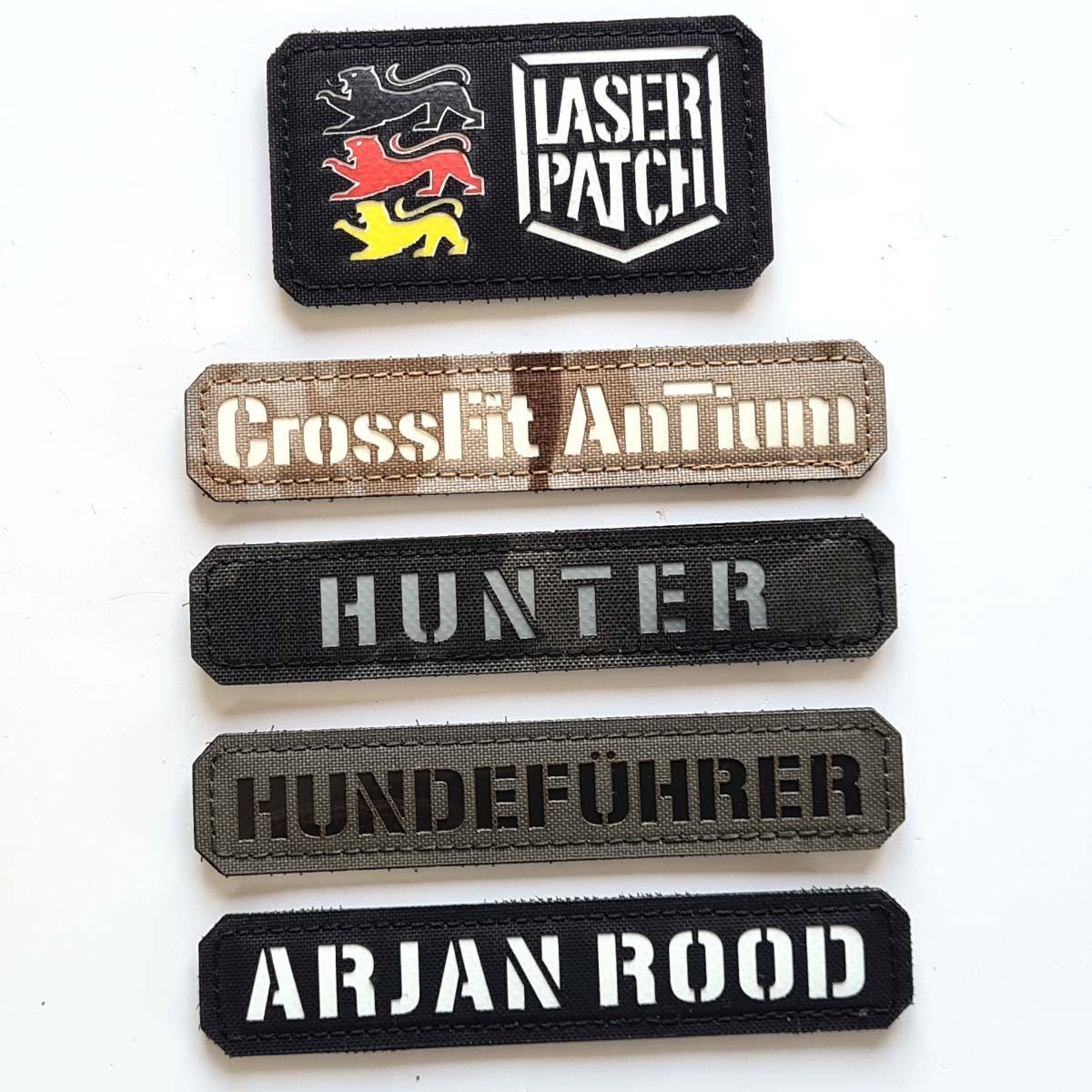 Your Name Laser Cut Custom Cordura Patch With Velcro | Badge von LaserPatchHouse