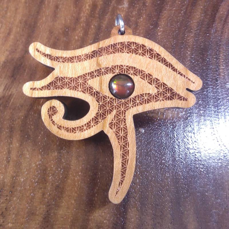 Ammolit Auge Von Horus Blume Des Lebens Hartholz Anhänger - Laser Cut Heilige Geometrie Holz Holzohrringe Hippie Symbol Ägypten Ägypter Ammolit Auge Von Horus Blume Des Lebens Hartholz Anhänger - Laser Cut Heilige Geometrie Holz Holzohrringe Hippie Symbol Ägypten Ägypter von LaserTrees
