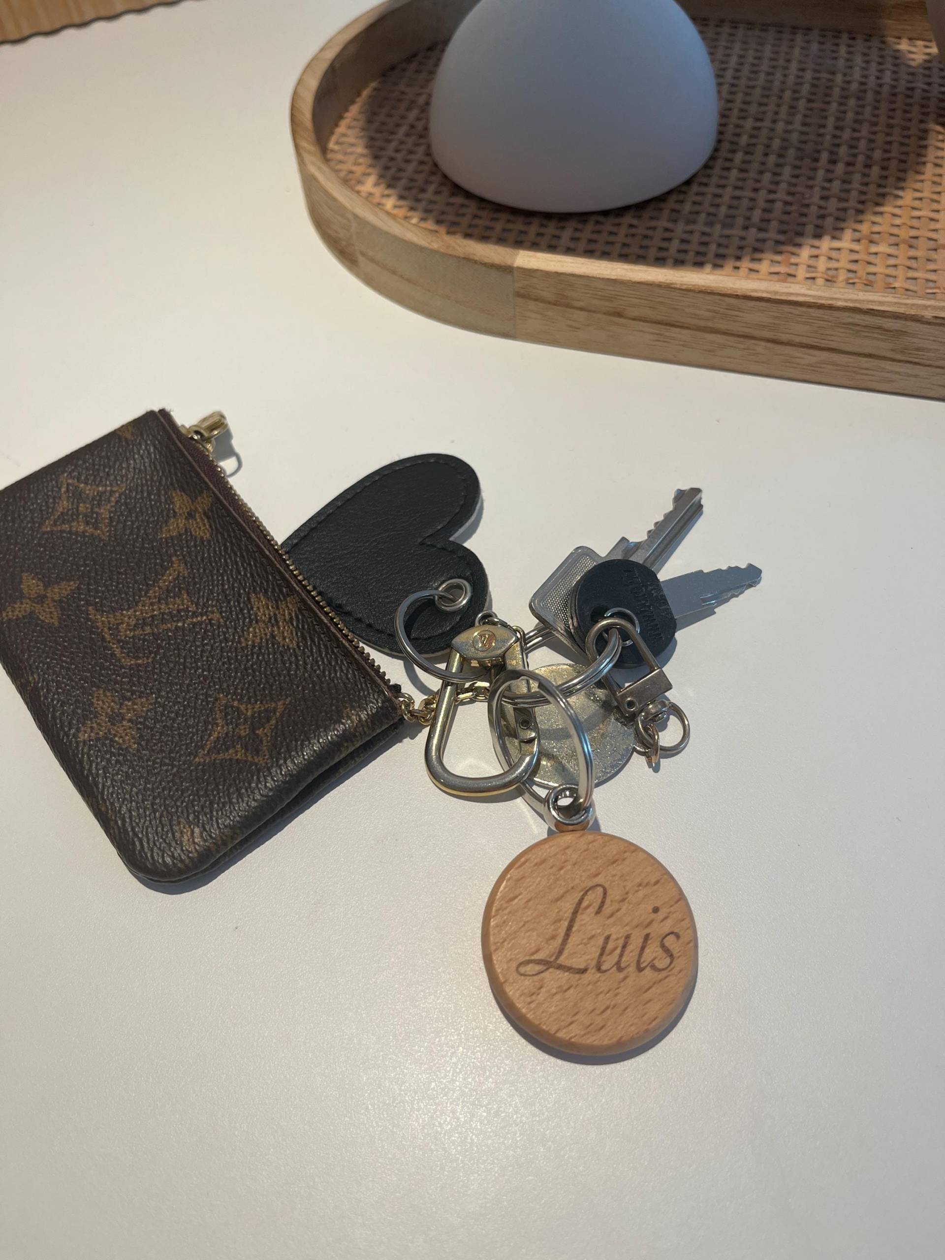 Personalisierter Schlüsselanhänger Aus Holz Personalisierter Schlüsselanhänger Aus Holz von LaserZauberbyPatty