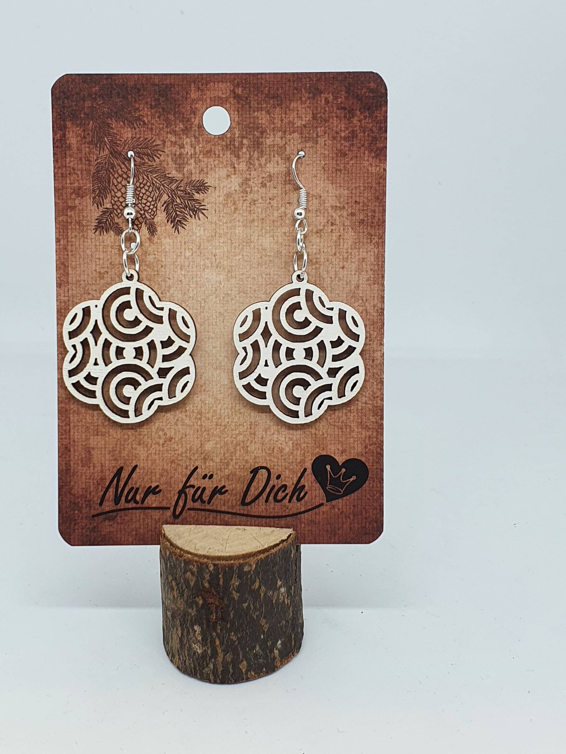 Ohrringe Aus Holz, "Lena" in Verschiedenen Farben, Schmuck, Ohrschmuck Ohrringe Aus Holz, "Lena" in Verschiedenen Farben, Schmuck, Ohrschmuck von LasercreaSandrine