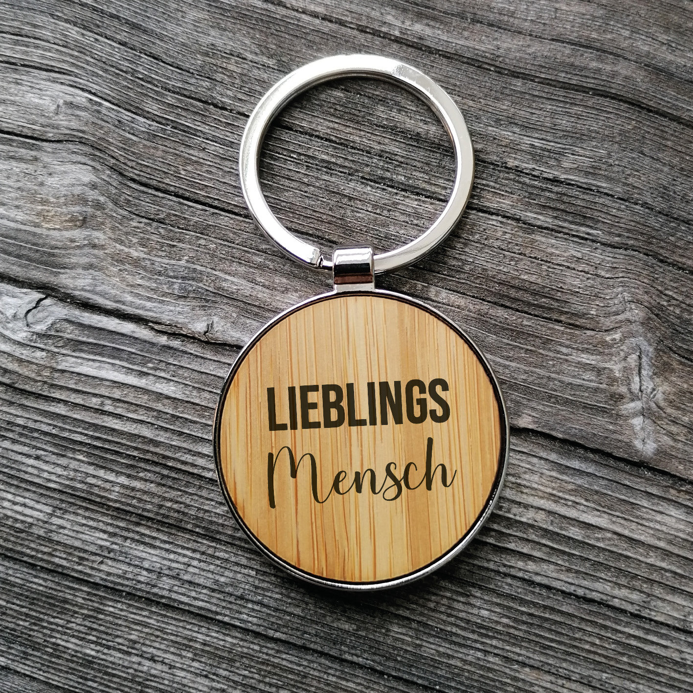 Holz Schlüsselanhänger Einseitige Gravur Bambus Rund Mit Wunschgravur Personalisiert Lasergravur Schulkind Lieblingsmensch, Geschenkidee Holz Schlüsselanhänger Einseitige Gravur Bambus Rund Mit Wunschgravur Personalisiert Lasergravur Schulkind Lieblingsmensch, Geschenkidee von LaserdesignKatharina
