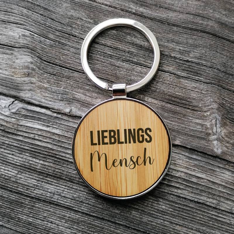 Holz Schlüsselanhänger Einseitige Gravur Bambus Rund Mit Wunschgravur Personalisiert Lasergravur Schulkind Lieblingsmensch, Geschenkidee Holz Schlüsselanhänger Einseitige Gravur Bambus Rund Mit Wunschgravur Personalisiert Lasergravur Schulkind Lieblingsmensch, Geschenkidee von LaserdesignKatharina