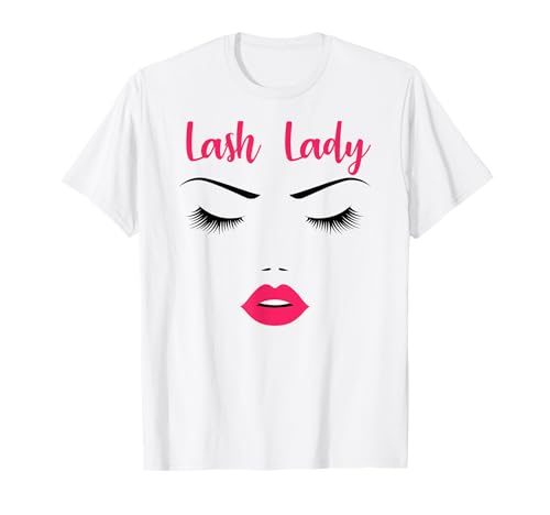 Make-up Lash Lady | Damen Wimpern Künstler süße Wimpern T-Shirt Make-up Lash Lady | Damen Wimpern Künstler süße Wimpern T-Shirt von Lash Technician Eyelash Extension Cute Makeup