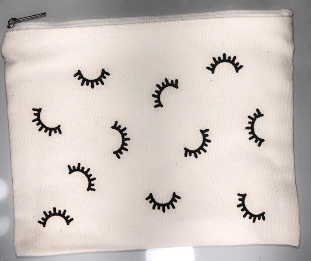 Lash Binder Reißverschluss Canvas Make-Up Tasche Lash Binder Reißverschluss Canvas Make-Up Tasche von LashBinder