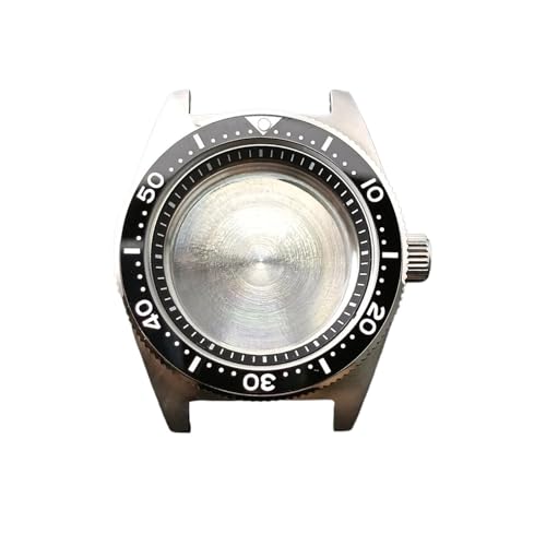 1 stück SPB 40,5mm Haben Ring Fällen Herren Uhr Teile for Nh34 N H35 Nh36 Saphir Glas Uhren zubehör Automatische Bewegung Box(13silvery) von Lasitech