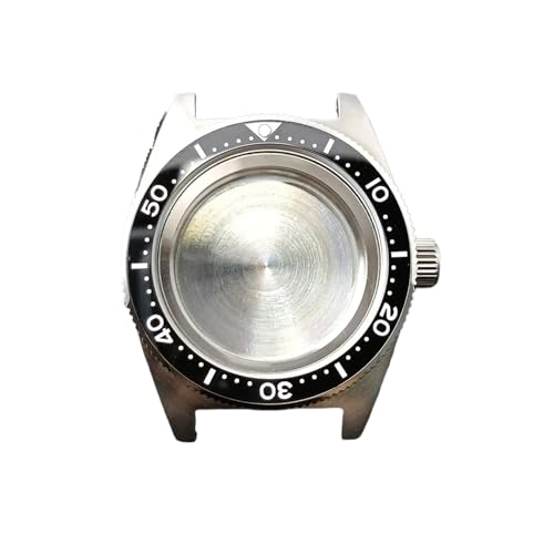 1 stück SPB 40,5mm Haben Ring Fällen Herren Uhr Teile for Nh34 N H35 Nh36 Saphir Glas Uhren zubehör Automatische Bewegung Box(25silvery) von Lasitech